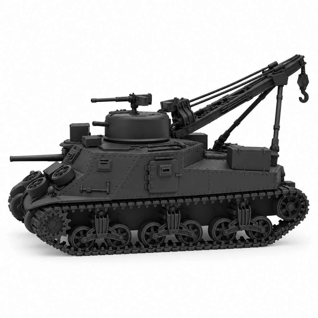 SSMODEL 1/72 1/144 WWII US M31 Armored Recovery Vehicle Resin Model Kit TSS0884