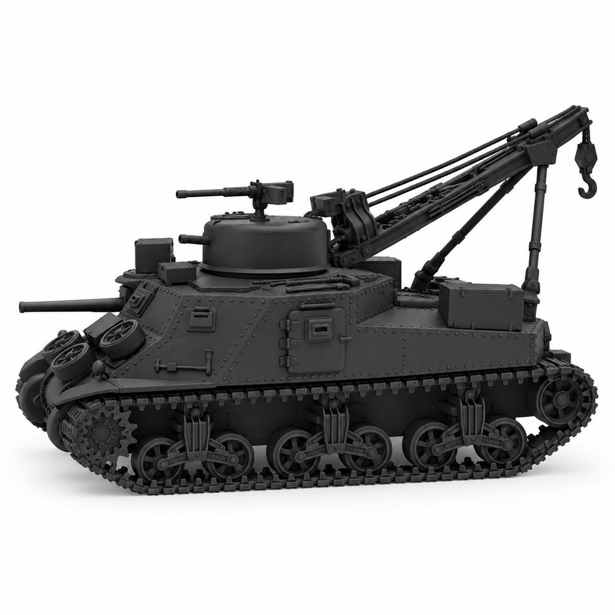 SSMODEL 1/72 1/144 WWII US M31 Armored Recovery Vehicle Resin Model Kit TSS0884 — detail view 2