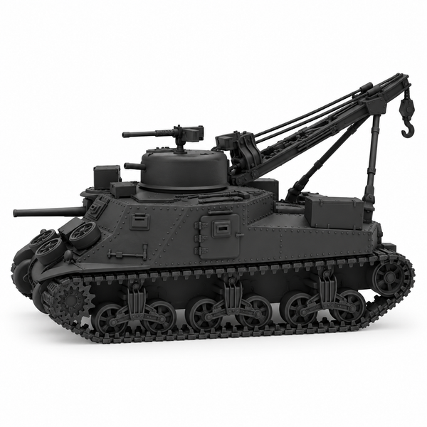 SSMODEL 1/72 1/144 WWII US M31 Armored Recovery Vehicle Resin Model Kit TSS0884