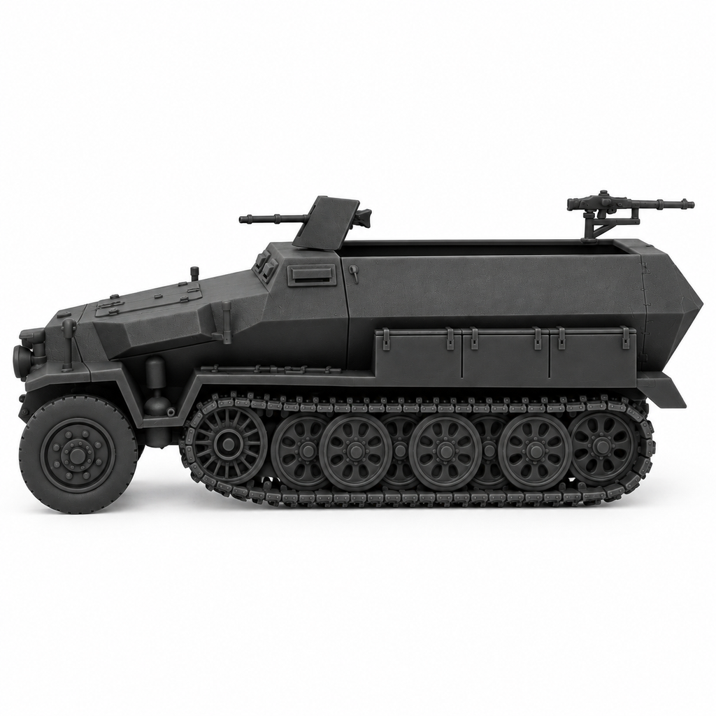 SSMODEL 1/72 1/144 Multi Scale Half-track Sd.Kfz.251/1 Ausf.A MODEL KIT TSS0937
