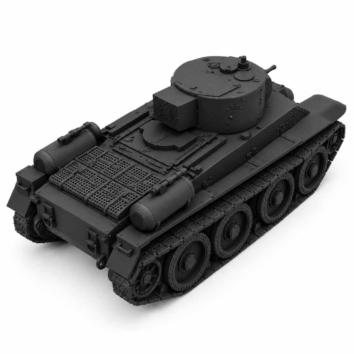 SSMODEL 1/72 1/144 Multi Scale KhBT-5 Soviet chemical tank Resin Model TSS0150 — detail view 5