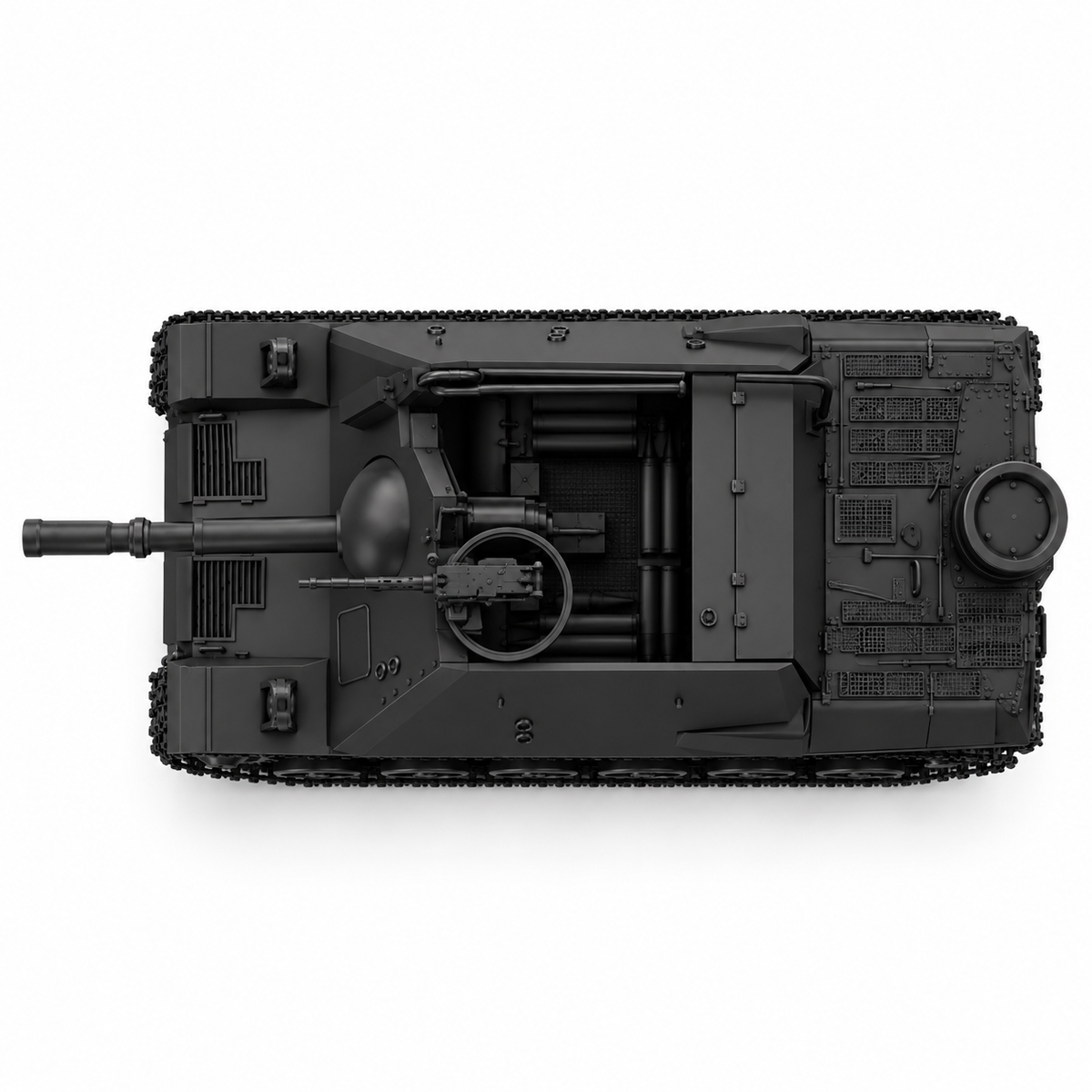 SSMODEL 1/72 1/144PVKV m43 Pansarvarnskanonvagn m43 Tank Resin Model Kit TSS0914 — detail view 5
