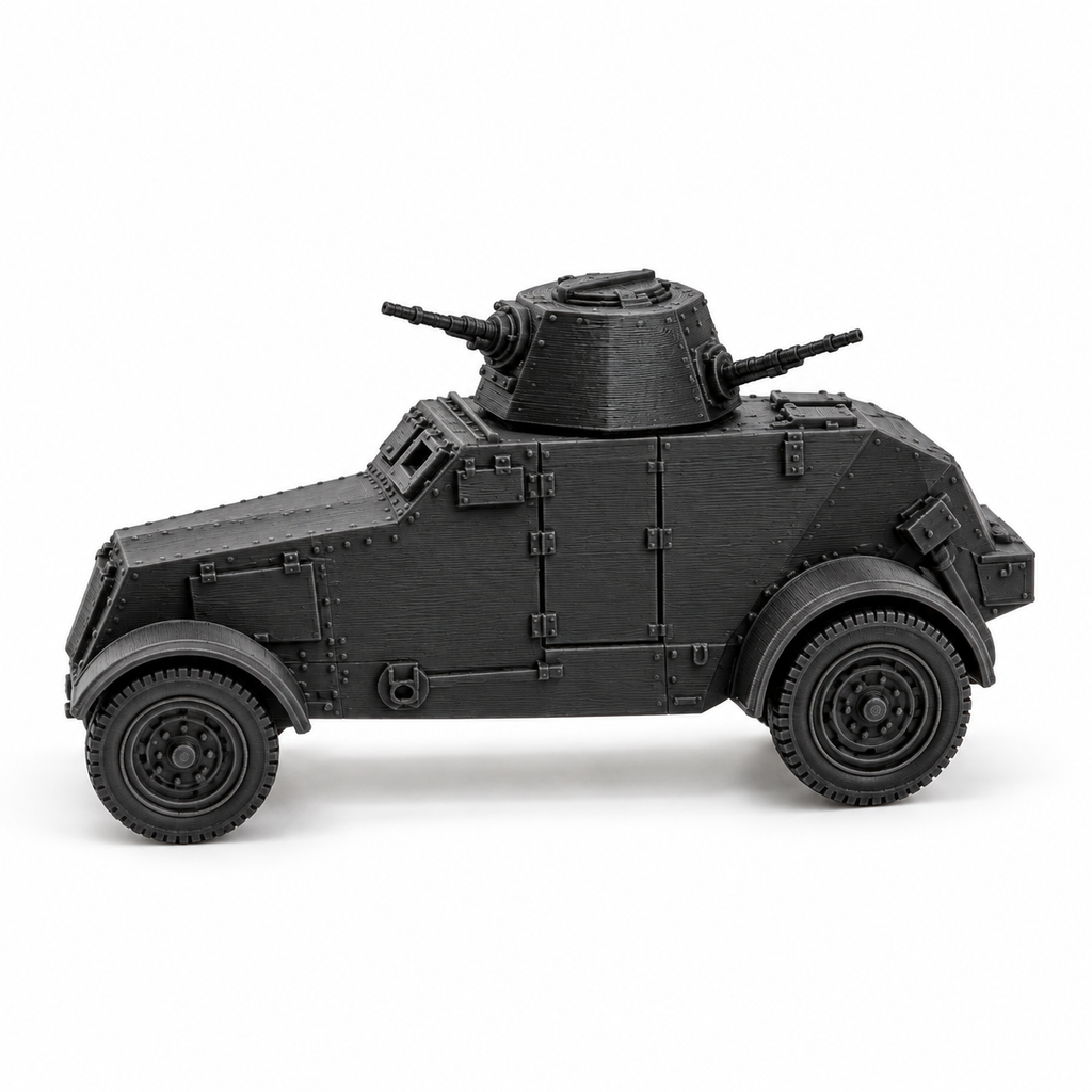 SSMODEL 1/72 1/144 WWII Polish Wz.29 Heavy Armored Car Resin Model Kit TSS1247