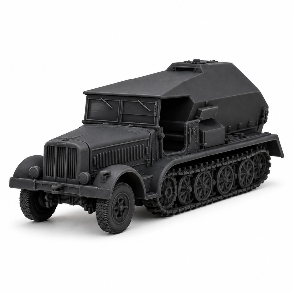 SSMODEL 1/72 1/144 Sd.Kfz.7/3 Feuerleitpanzerfahrzeug Resin MODEL KIT TSS0923