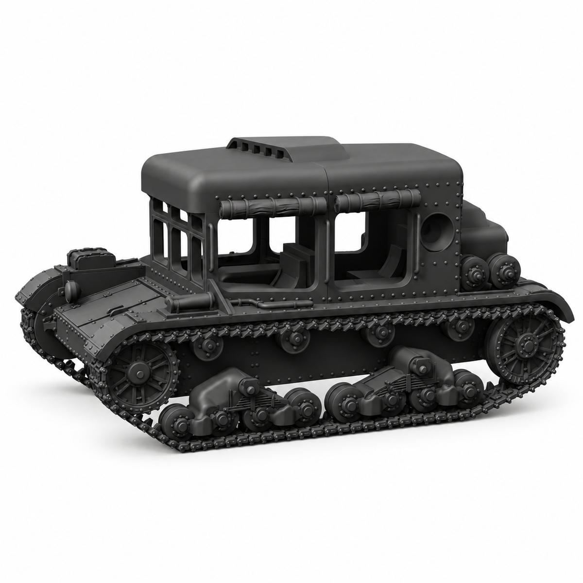 SSMODEL 1/72 1/144 Multi Scale C7P Tank Resin MODEL kit TSS0309 — detail view 2