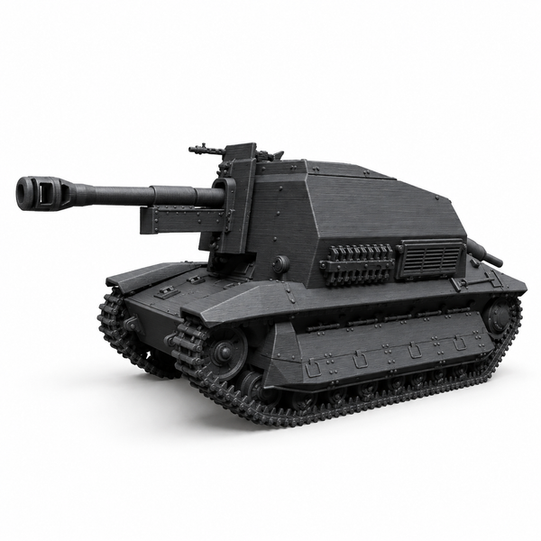 SSMODEL 1/72 1/144 10.5cm leFH 16FCM WWI Tracked Vehicle Resin MODEL KIT TSS0736