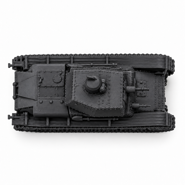SSMODEL 1/72 1/144 Multi-Scale LT vz.40 Light Tank Command & 37mm Model TSS1285