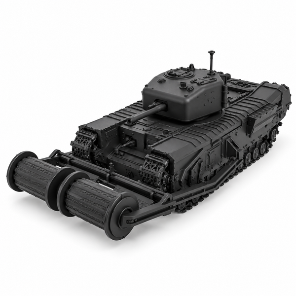 SSMODEL 1/72 1/144 Churchill AVRE Mk.IV Bobbins TypeB UK Resin MODEL KIT TSS0799