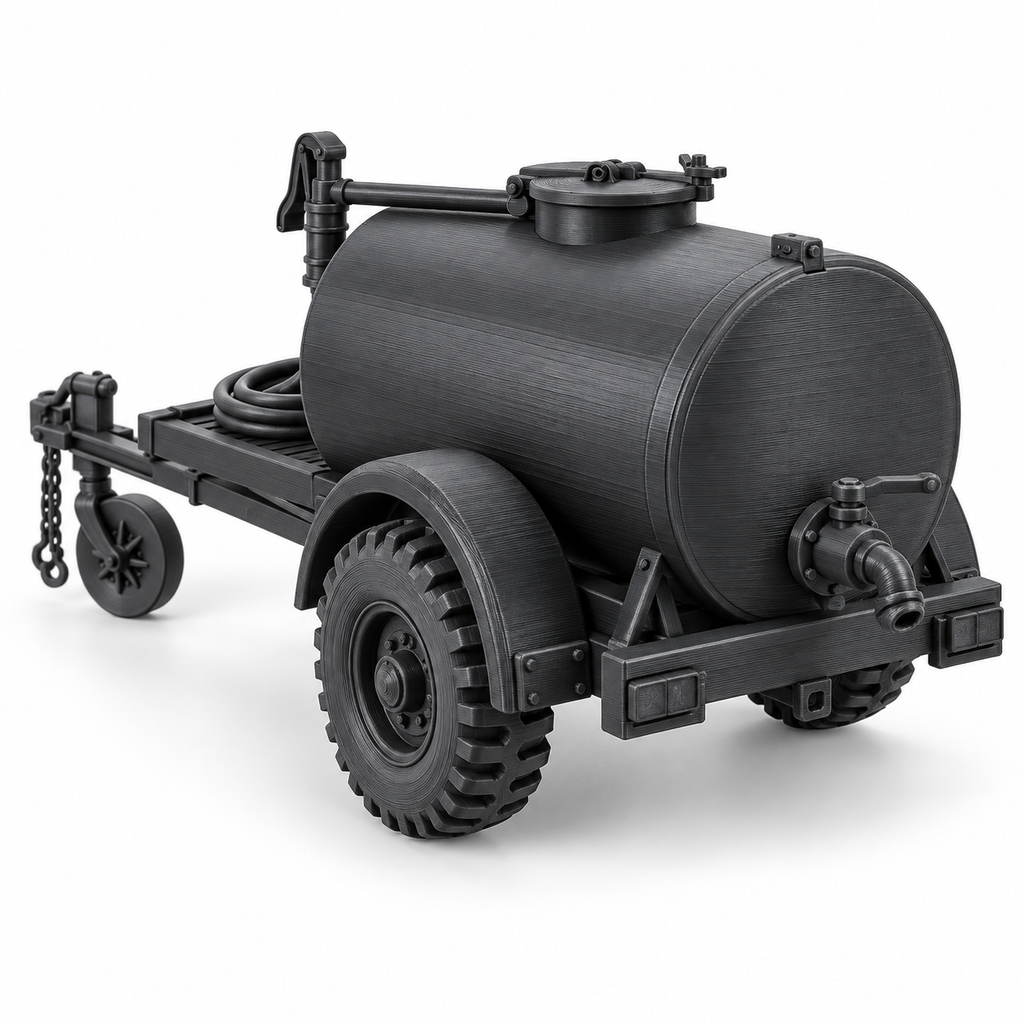 SSMODEL 1/72 1/144 WWII US G-527 Water Tank Trailer 250gal Resin Model TSS1244
