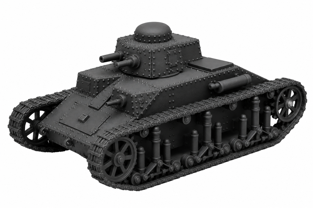 SSMODEL 1/72 1/144  T-19 Experimental Interwar Light Tank MODEL kit TSS0006