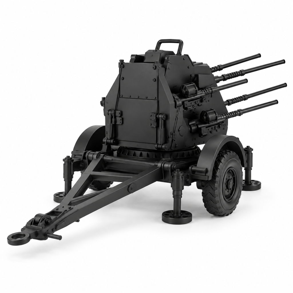 SSMODEL 1/72 1/144 Multi Scale Quad Polsten AA guns Canada Resin Model TSS0915