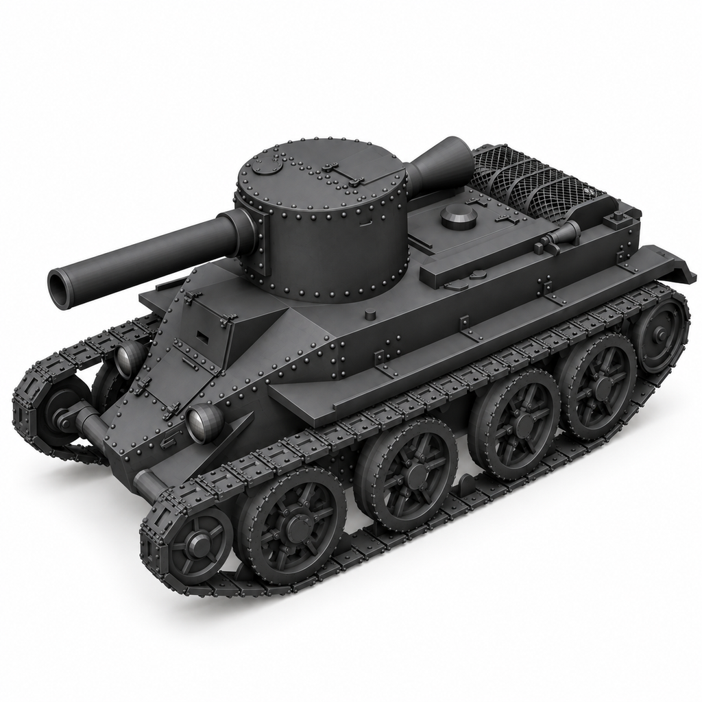 SSMODEL1/72 1/144 Multi Scale BT-2-203 Tank Resin Model Kit TSS0579