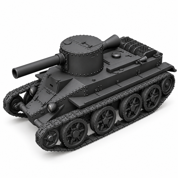 SSMODEL1/72 1/144 Multi Scale BT-2-203 Tank Resin Model Kit TSS0579