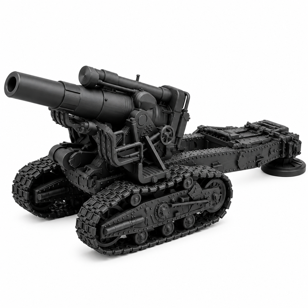 SSMODEL 1/72 1/144 Multi Scale 280mm mortar M1939 Br-5 Resin Model Kit TSS0432