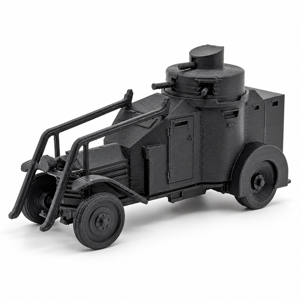 SSMODEL 1/32 1/35 1/48 1/64 1ZM Armored Car Spanish Civil War Model Kit TSS1274