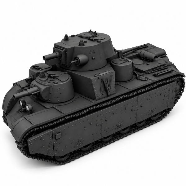 SSMODEL 1/72 1/144 Multi Scale T-35 mod 1939 Tank Resin MODEL KIT TSS0520