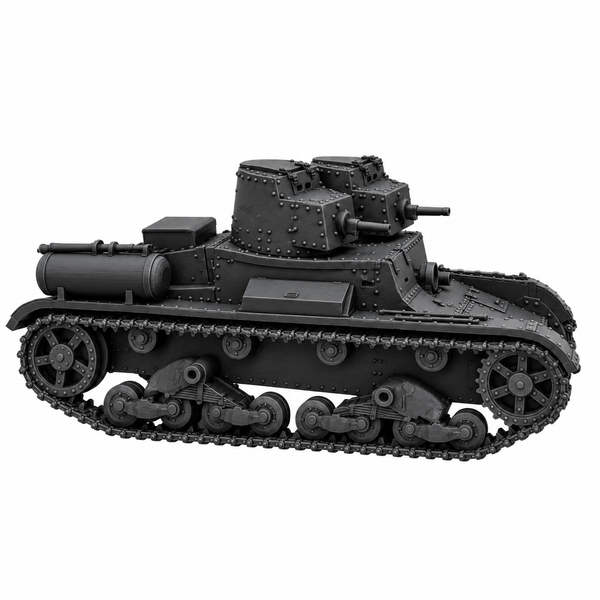 SSMODEL 1/72 1/144 T-26 mod1931 with TKhP-3 smoke device tank Model Kit TSS0060
