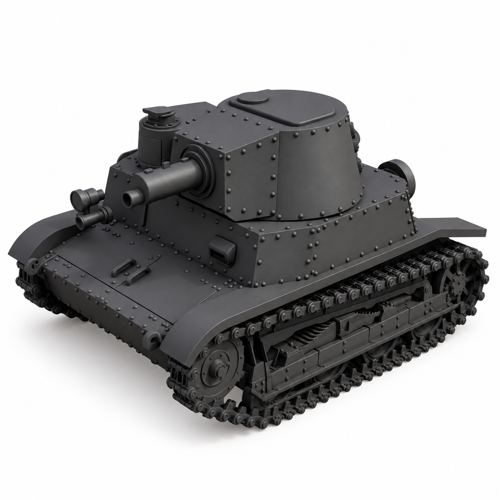 SSMODEL 1/72 1/144 Multi Scale TKW Tank Resin  MODEL kit TSS0303