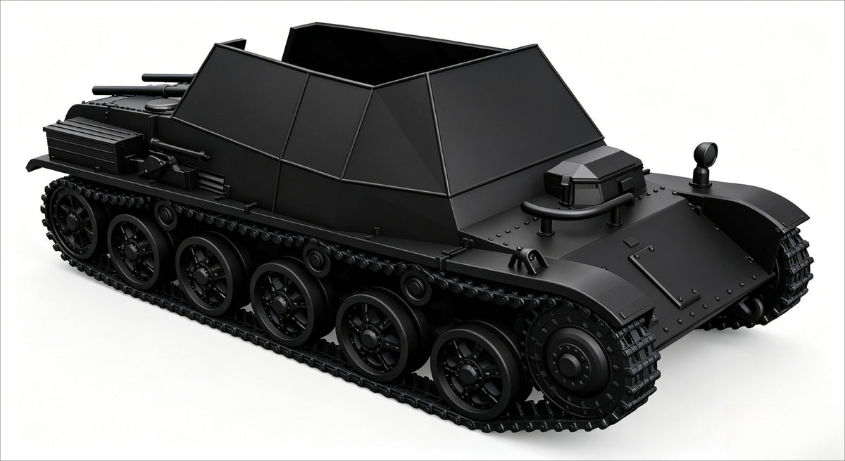 SSMODEL 1/72 1/144 Multi Scale Straussler V-4 tank Resin Model Kit TSS0252 — detail view 10