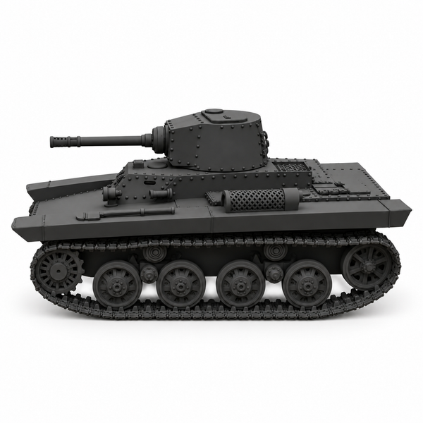 SSMODEL 1/72 1/144 Multi Scale PZInż 130 Tank Resin MODEL kit TSS0313