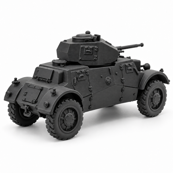 SSMODEL 1/72 1/144 WWII Lynx Pansarbil m/39 Armored Car Resin Model Kit TSS1277