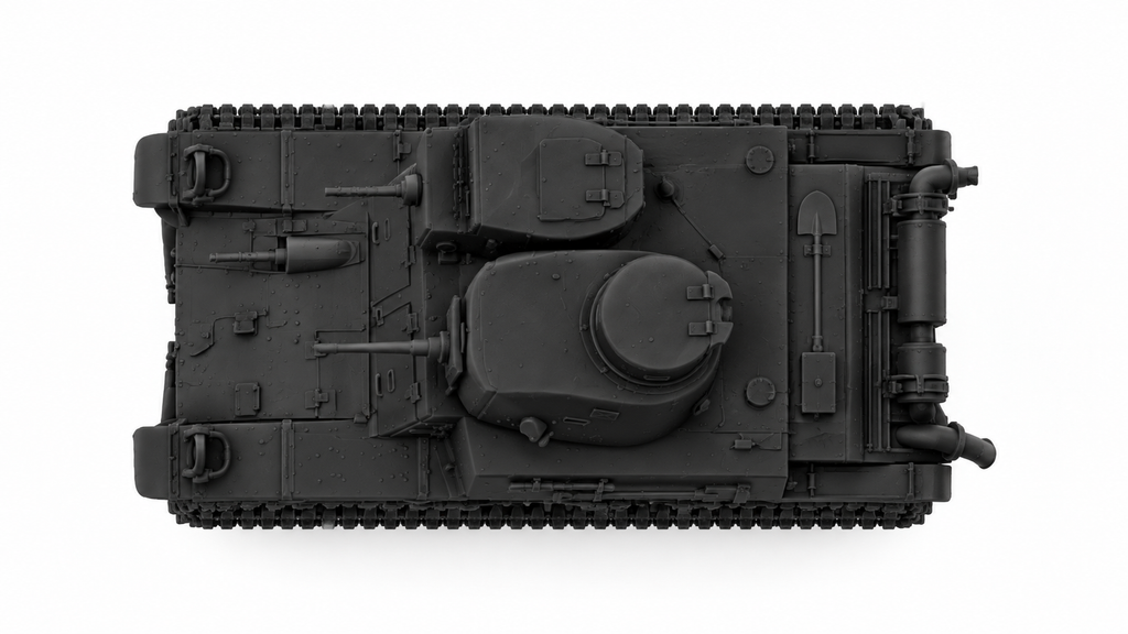 SSMODEL 1/72 1/144 Multi Scale Light Tank M2A2 US WW2 Tank MODEL kit TSS1154