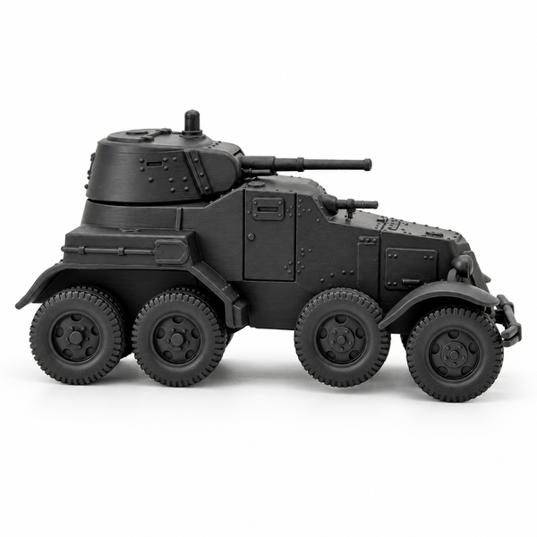 SSMODEL 1/72 1/144 WWII Soviet BA-10 Armored Car 45mm Resin Model Kit TSS1211