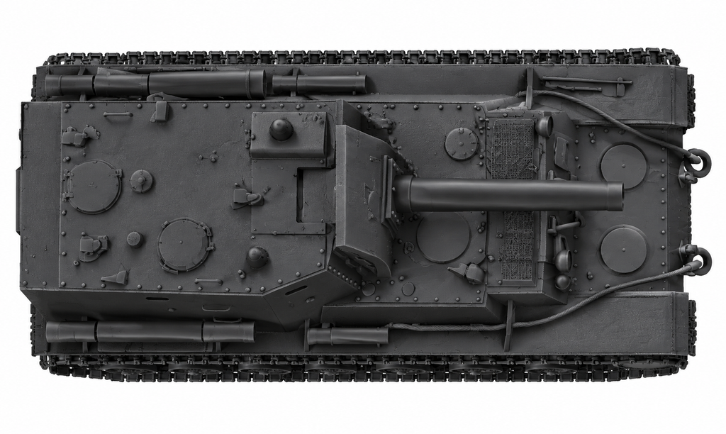 SSMODEL 1/72 1/144 Multi Scale Project 212 Soviet Artillery Tank MODEL TSS0133