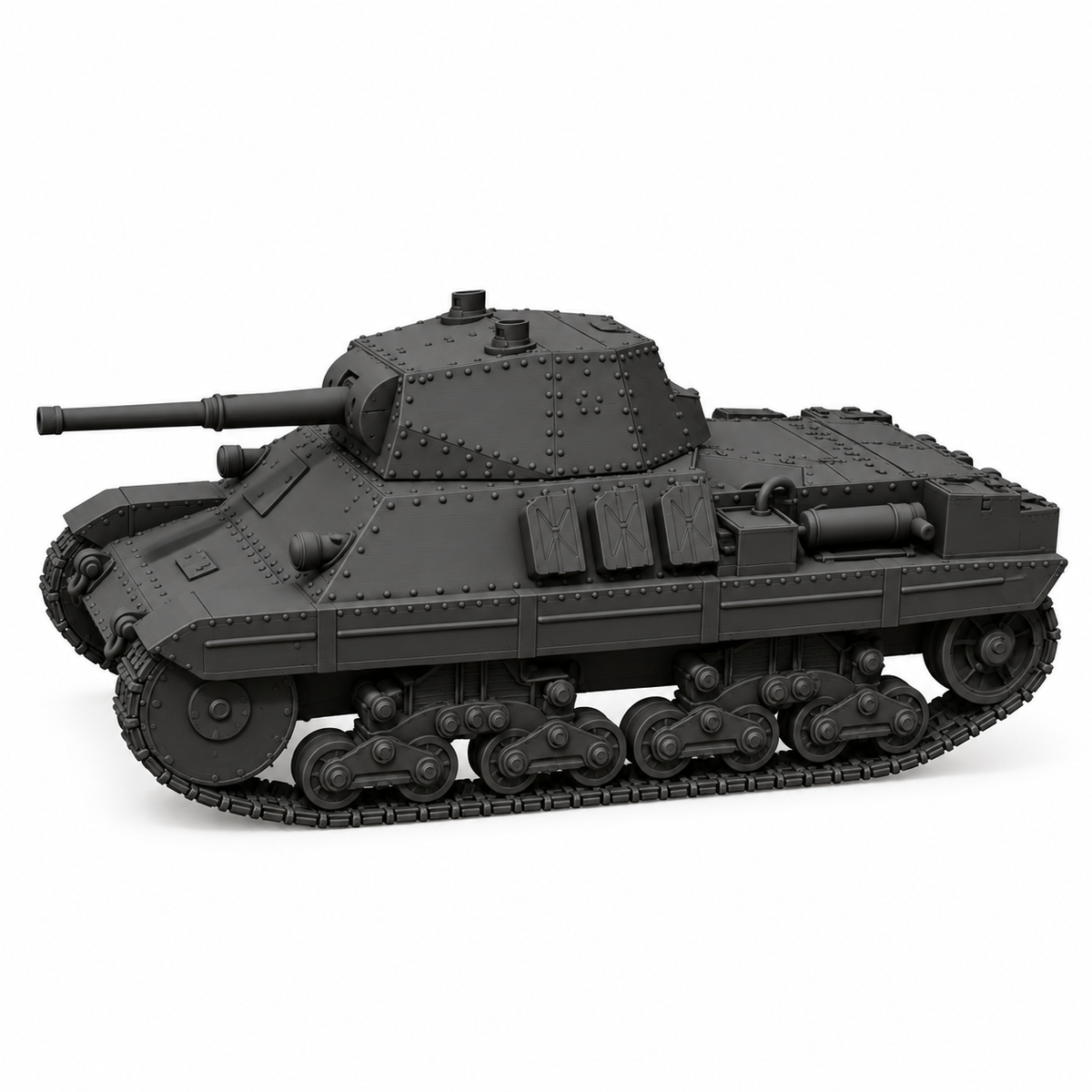 SSMODEL 1/72 1/144 Carro Armato P26/40 Italian medium tank Resin Model TSS0267 — detail view 3