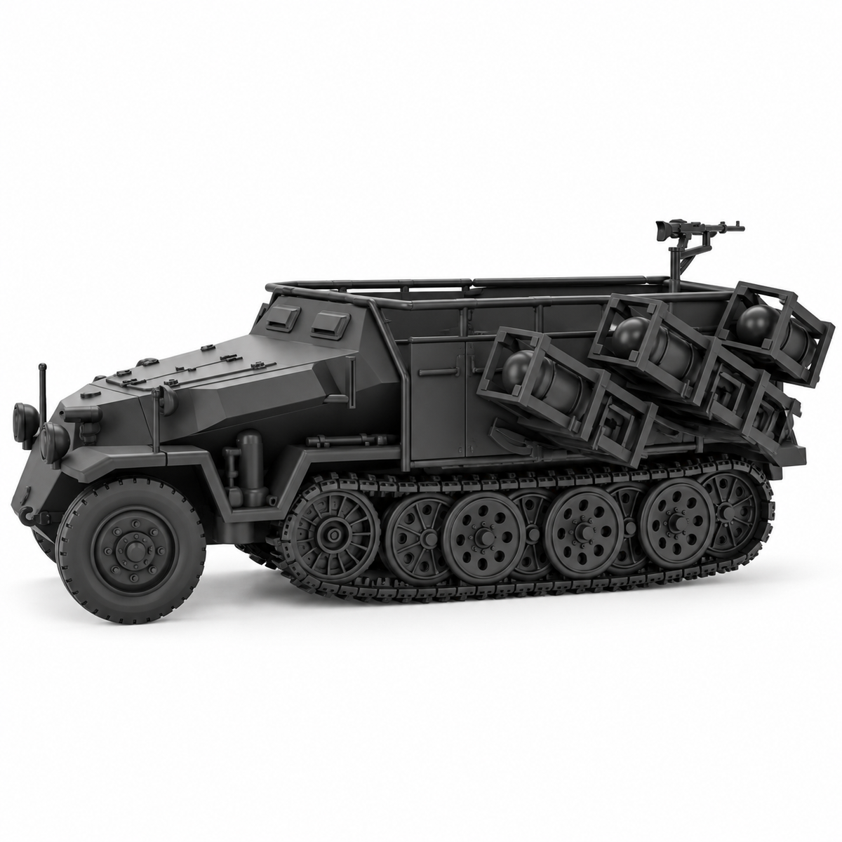 SSMODEL 1/72 1/144 Sd.Kfz.251/1 II Ausf.C Stuka Zu Fuss Resin MODEL KIT TSS0938 — detail view 3