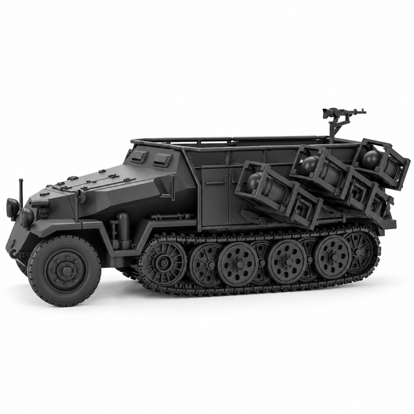 SSMODEL 1/72 1/144 Sd.Kfz.251/1 II Ausf.C Stuka Zu Fuss Resin MODEL KIT TSS0938