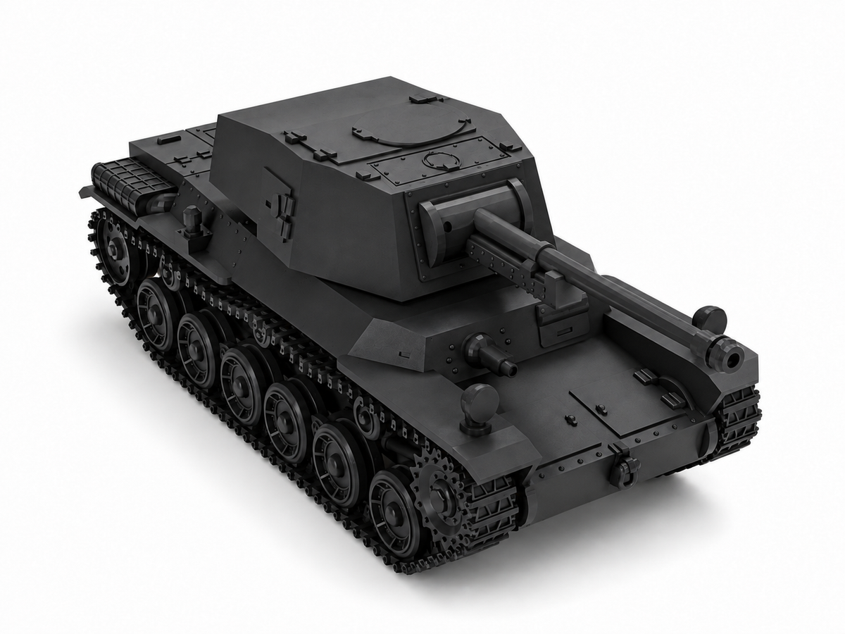 SSMODEL 1/72 1/144 Multi Scale Type 3 Chi-Nu Medium Tank Resin MODEL kit TSS1393 — detail view 4