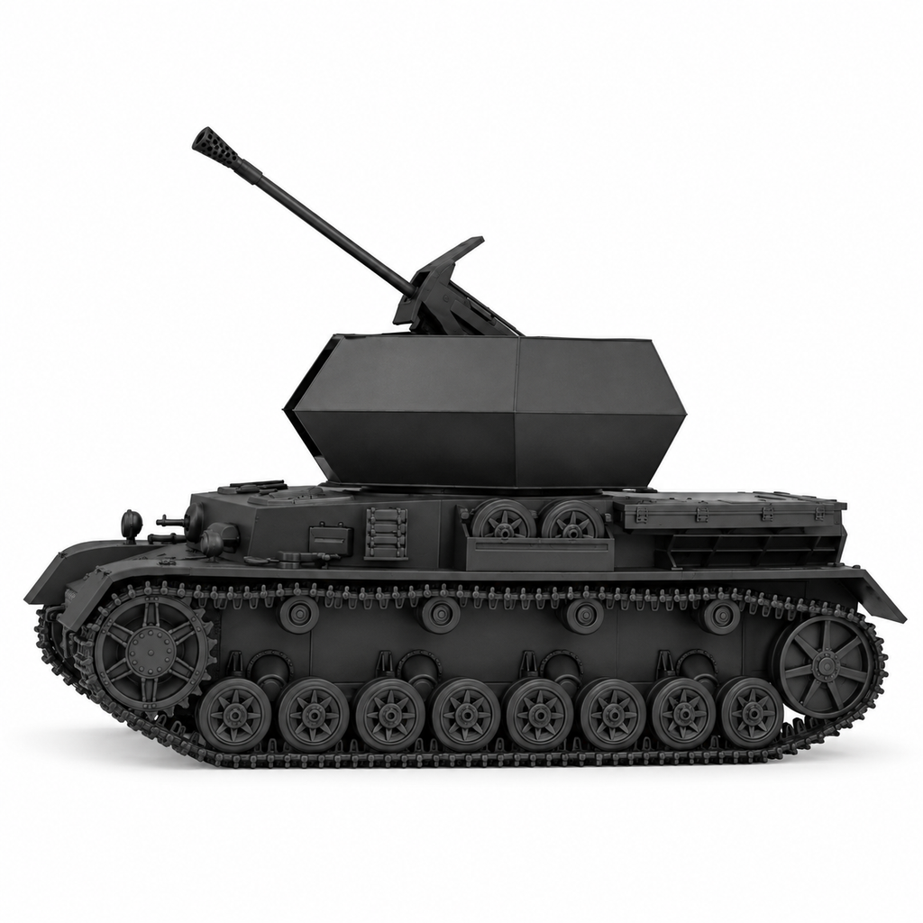 SSMODEL 1/72 1/144 Flakpanzer IV Ostwind 3.7cm Flak 43 Tank Resin MODEL TSS1486