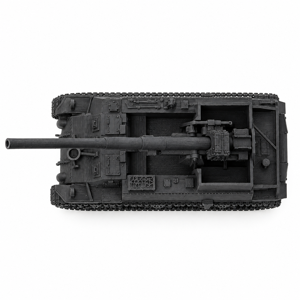 SSMODEL 1/72 1/144 WWII US M12 Gun Motor Carriage D-Day Resin Model Kit TSS0872