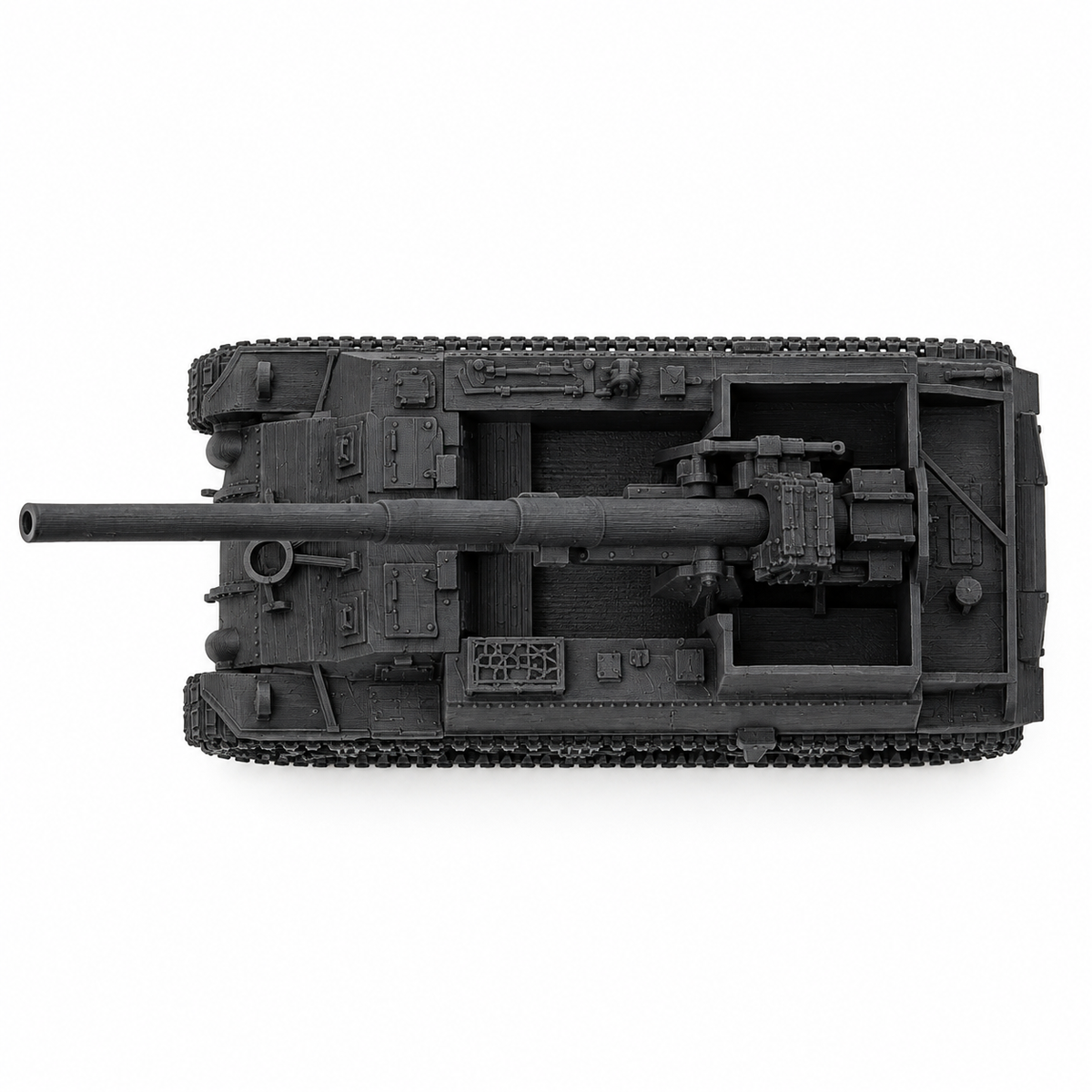 SSMODEL 1/72 1/144 WWII US M12 Gun Motor Carriage D-Day Resin Model Kit TSS0872 — detail view 4