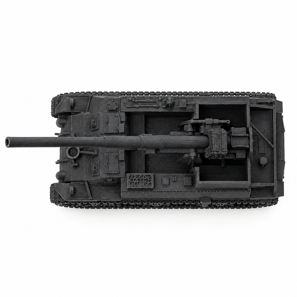 SSMODEL 1/72 1/144 WWII US M12 Gun Motor Carriage D-Day Resin Model Kit TSS0872