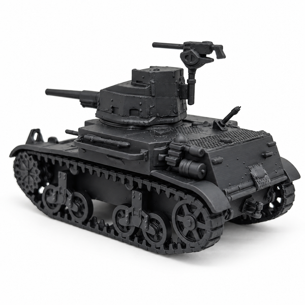 SSMODEL 1/72 1/144 Multi-Scale M3A1 US Light Tank WWII Resin Model Kit TSS1288