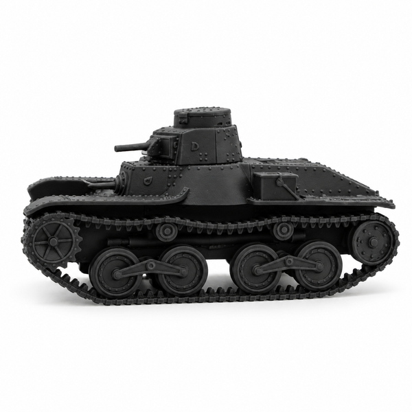 SSMODEL 1/72 1/144 Type 95 Ha-Go Light Tank 2 Crew Figures Resin Model TSS1297