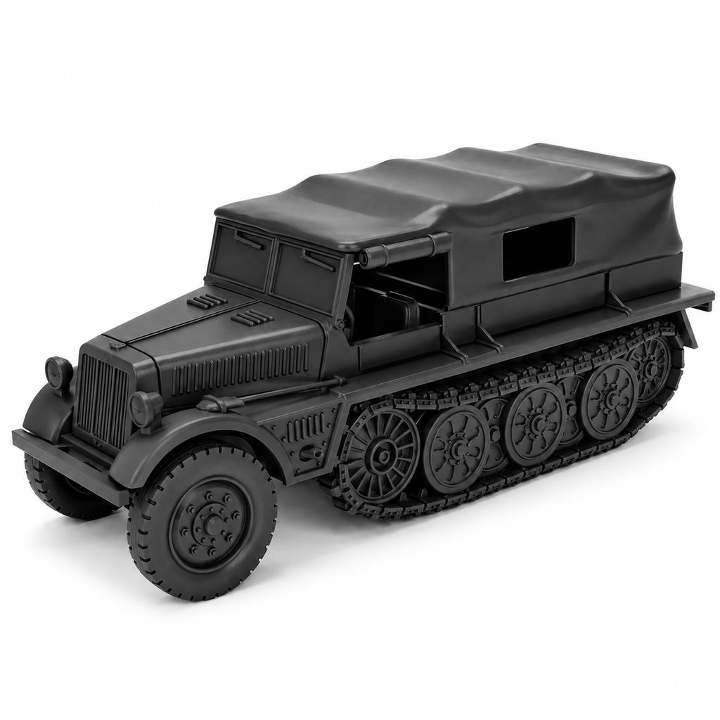SSMODEL 1/72 1/144 Sd.Kfz.10/2 Demag with 21cm Nebelwerfer Resin MODEL TSS1521