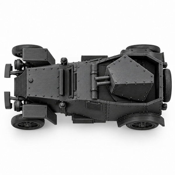 SSMODEL 1/72 1/144 Multi-Scale WW1 French 1914 Armoured Car Resin Model TSS1201