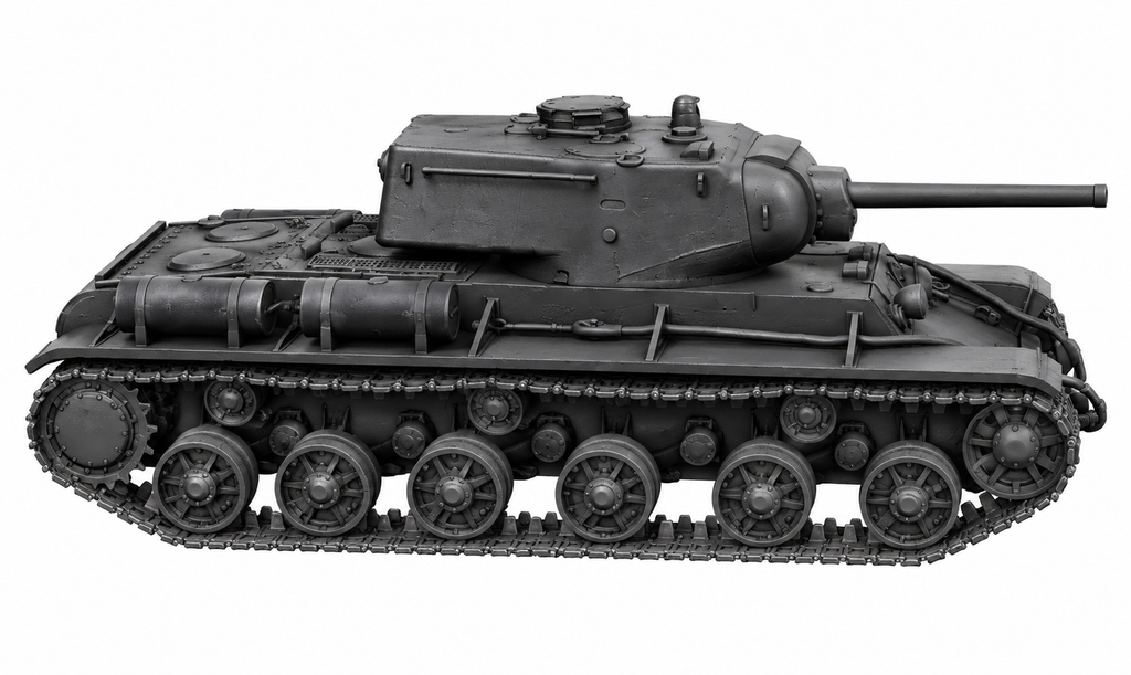 SSMODEL 1/72 1/144 Multi Scale KV-1 Tank with Autoloader Tank MODEL TSS0103