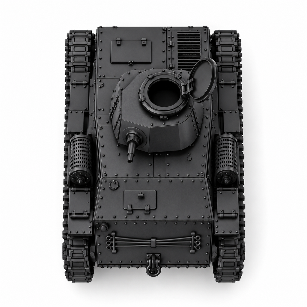 SSMODEL1/72 1/144 Type 4 Ke-Nu Light Tank 2 Crew Figures Resin Model Kit TSS1296