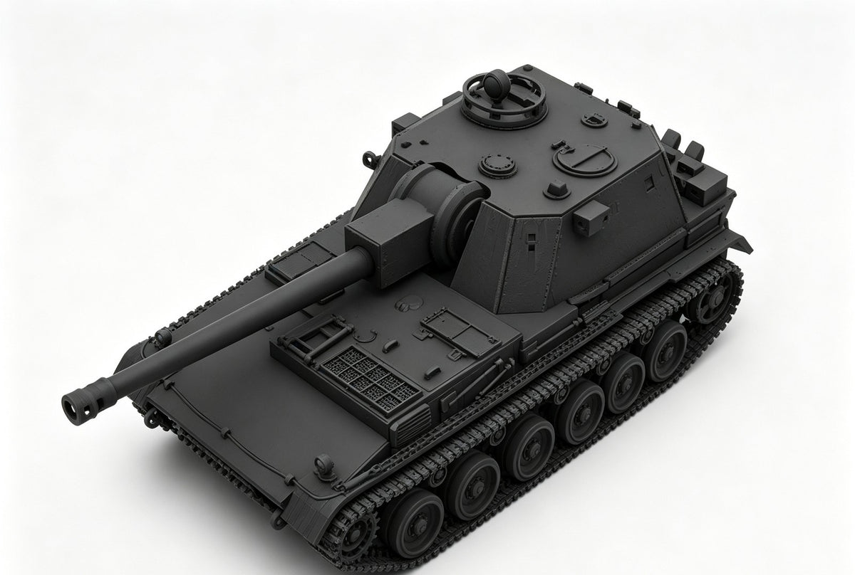 SSMODEL 1/72 1/144 VK 2.03 Akazie 2S3 Akatsya German Resin Model Kit TSS0424 — detail view 2