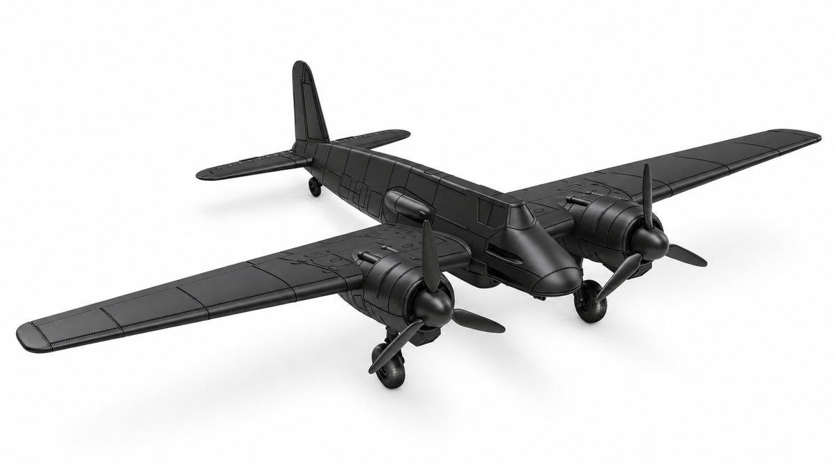 SSMODEL Multi Scale Henschel Hs 129 B-2 3 Pilots Germany WW2 MODEL kit RSS0003 — detail view 15