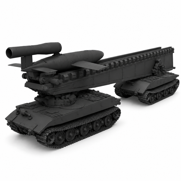 SSMODEL 1/72 1/144V-1 auf E-100 Ausf.B German missile launcher MODEL KIT TSS0465