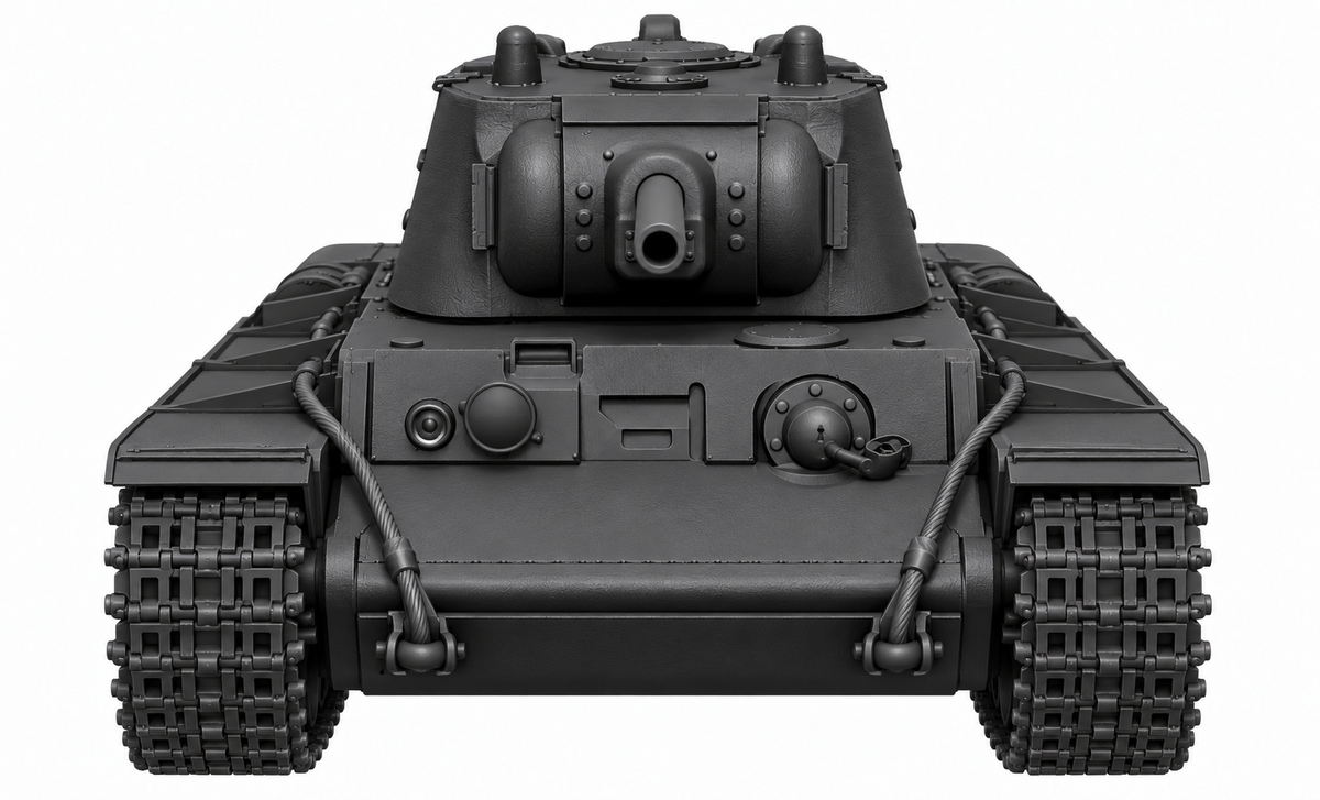 SSMODEL 1/72 1/144 Multi Scale KV-1 (ChKZ) Soviet heavy tank MODEL kit TSS0132 — scale model kit