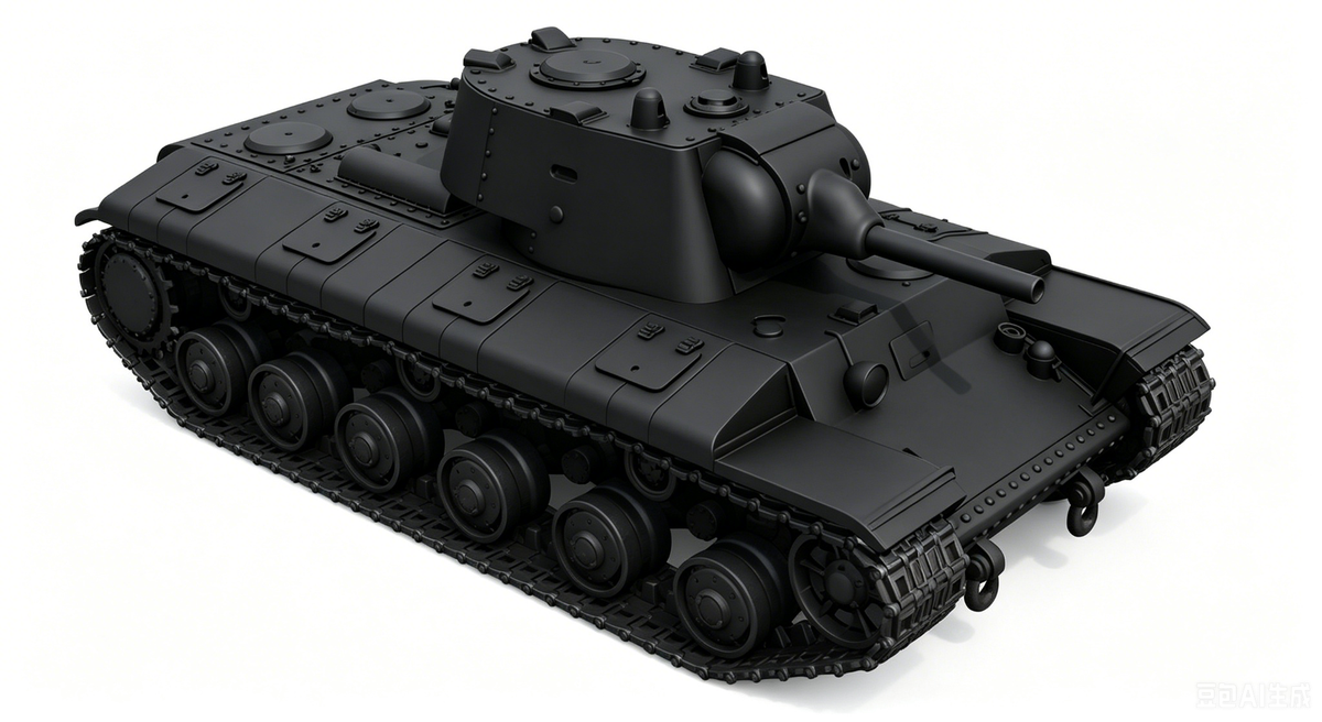 SSMODEL 1/72 1/144 Multi Scale KV-1 pre-serial prototypes tank MODEL kit TSS0146 — detail view 5