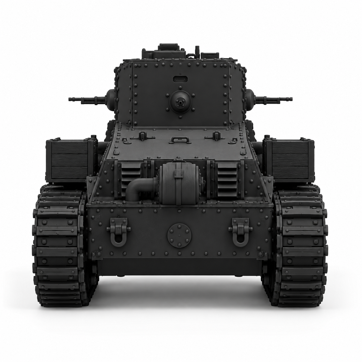 SSMODEL 1/72 1/144 Multi-Scale Whippet Mk A Medium Tank Resin Model Kit TSS0895 — detail view 4