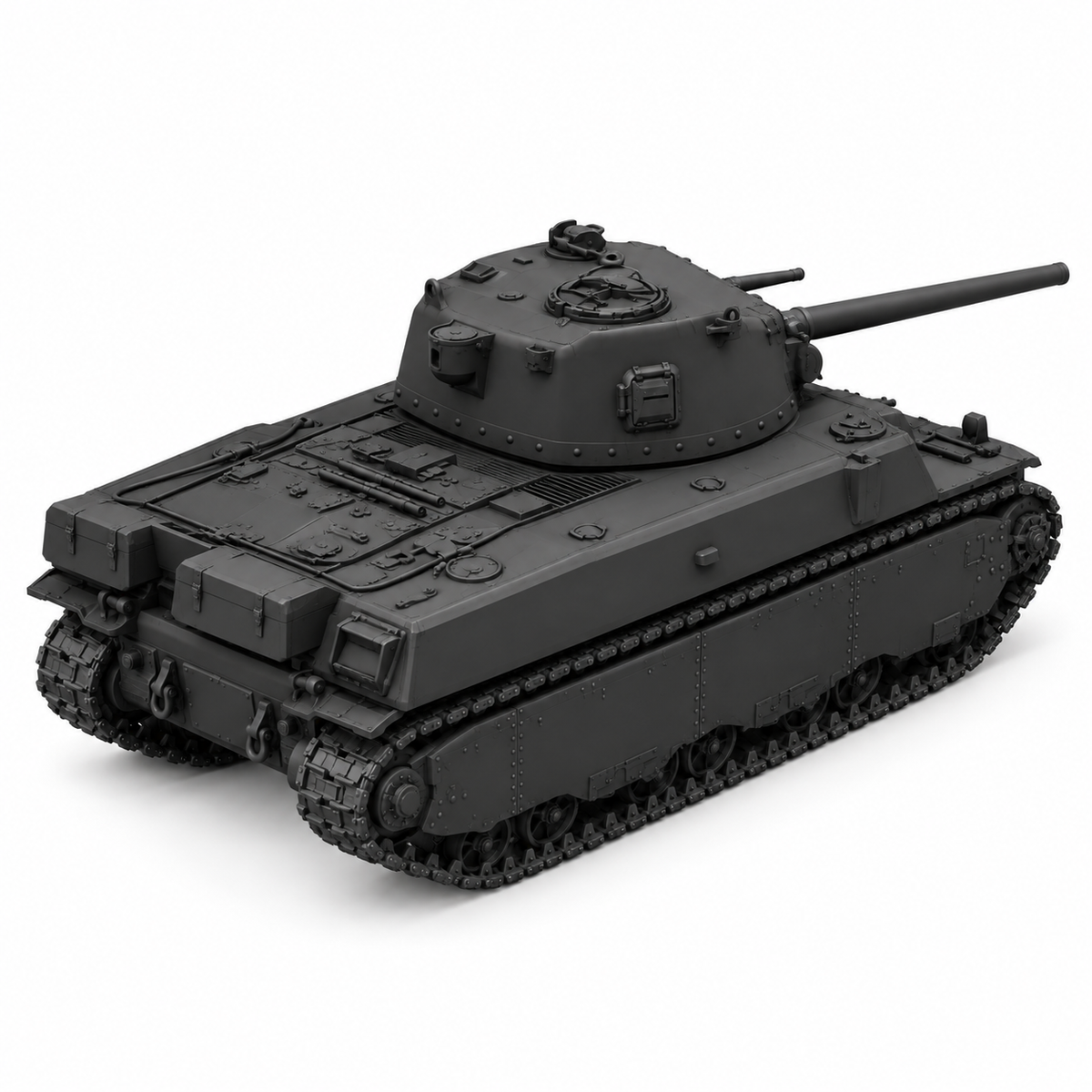 SSMODEL1/72 1/144 Multi Scale M6 tank Resin Model Kit TSS0559 — detail view 4