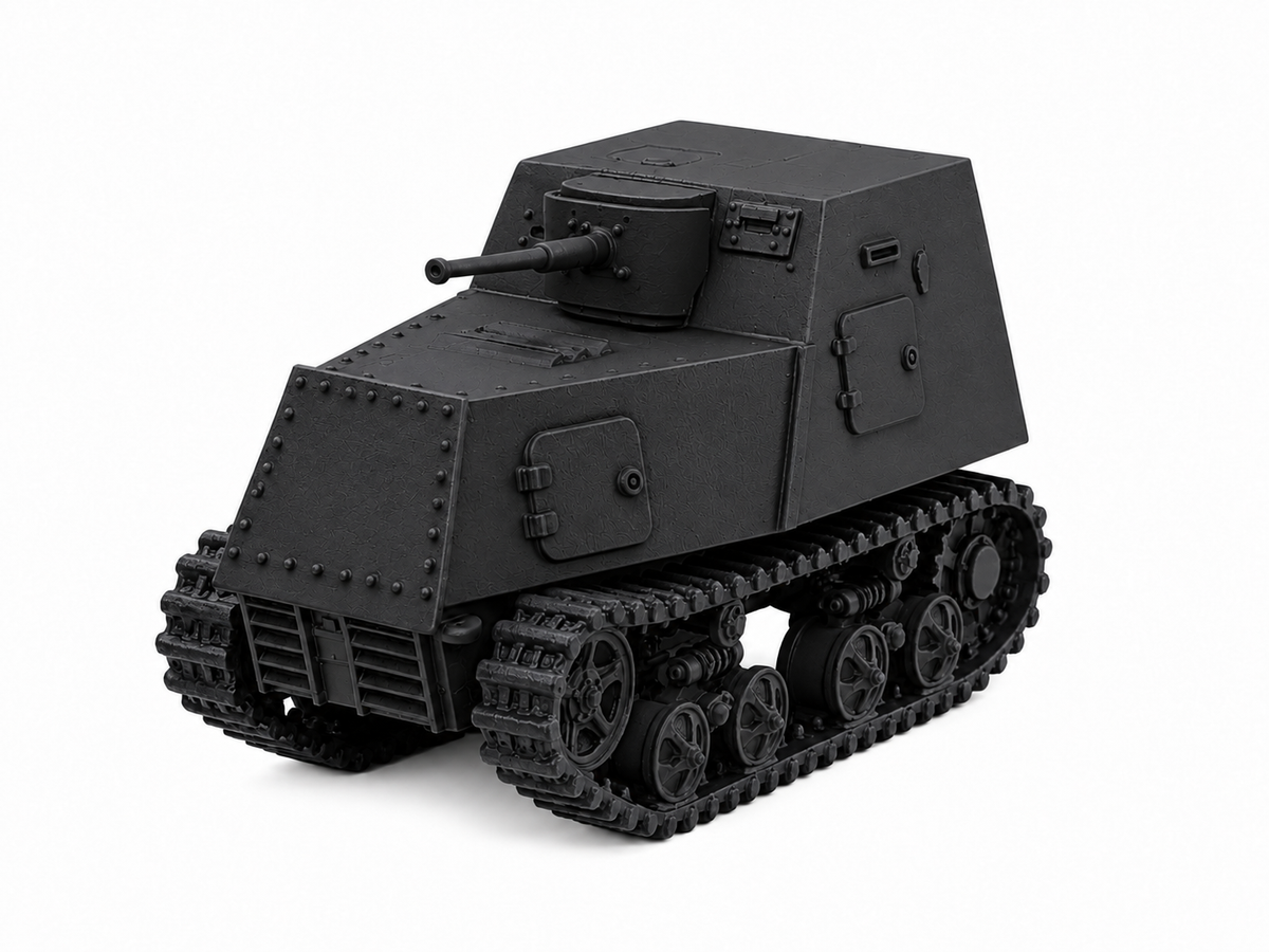 SSMODEL 1/72 1/144 Multi Scale Tractor tank KhTZ-16 USSR Tank MODEL kit TSS1389 — detail view 4